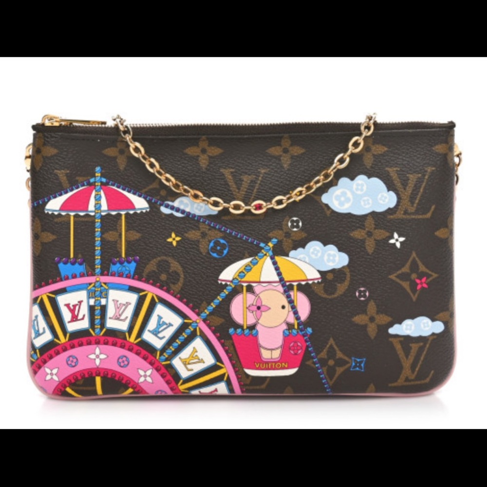 New Louis Vuitton Multicolor Monogram pochette.Pristine with zero flaws
